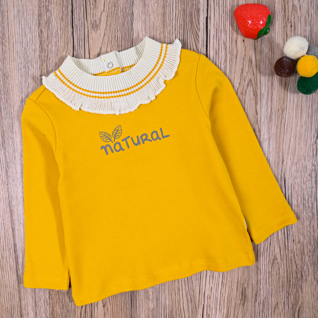 Casa única bebê menina primavera outono algodão manga comprida camiseta camisa de fundo jovens crianças meninas pulôver 