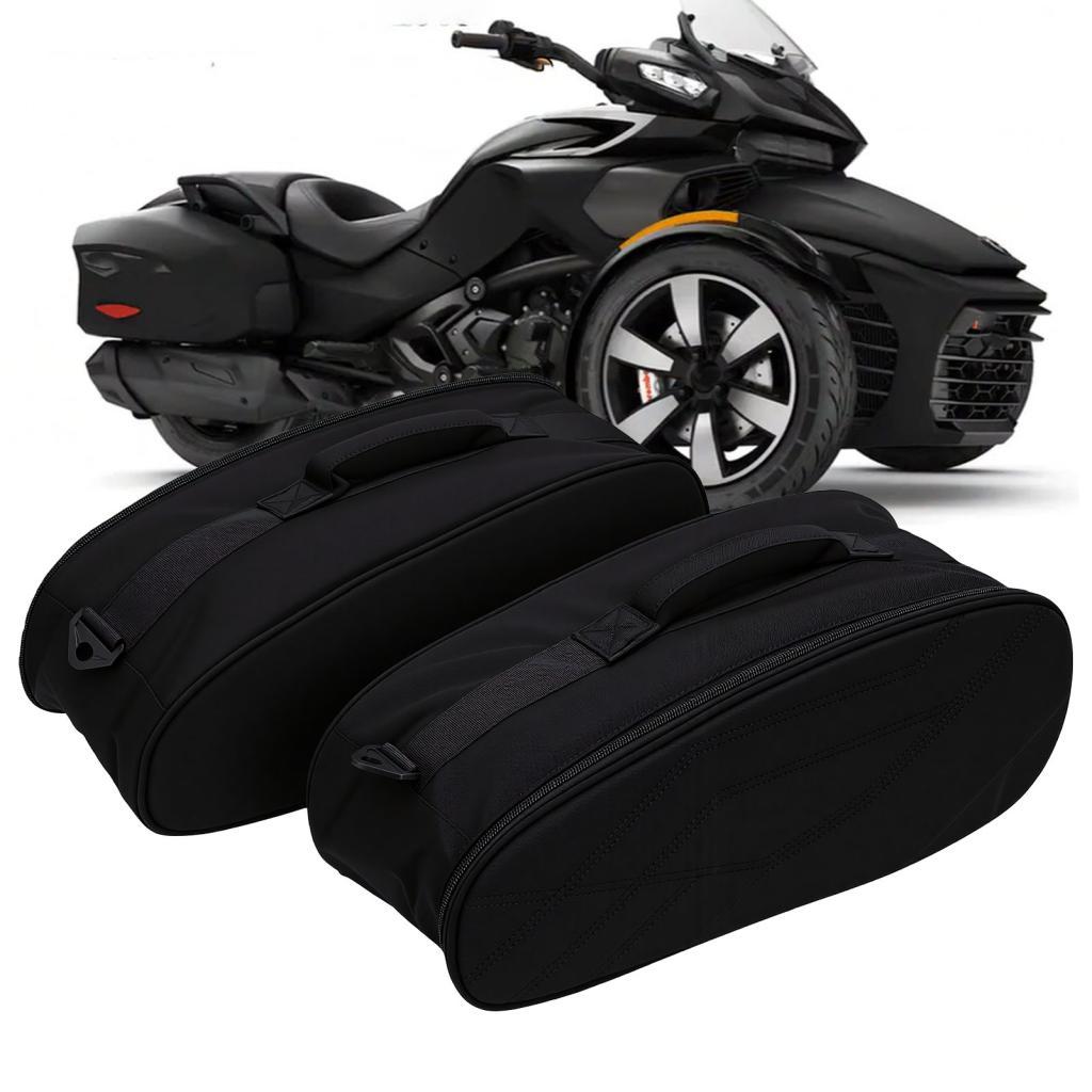 Kit de bagagem lateral para bolsas de selim para motocicleta com tecido Oxford 900D e alças reforçadas de substituição