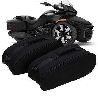Kit de bagagem lateral para bolsas de selim para motocicleta com tecido Oxford 900D e alças reforçadas de substituição