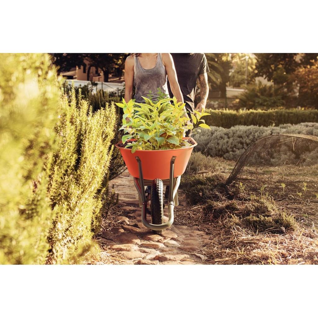 Caçamba Funda Tramontina 55L Plástico Laranja Resistente — imagem 2 de 2