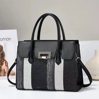 Novo estilo de moda saco do mensageiro contraste cor bolsa de lona na moda bolsa feminina High-End sentir grande capacid