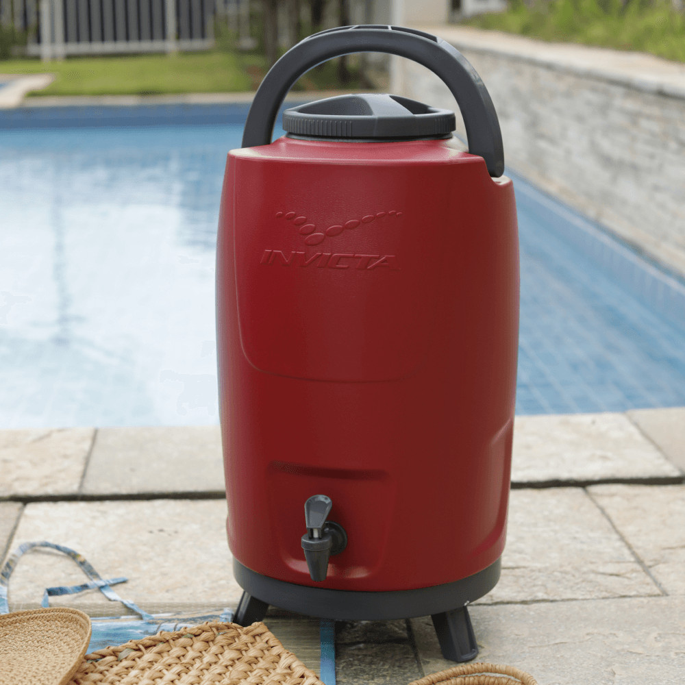 Botijão Térmico 12L Vermelho Velvet Invicta · foto 2