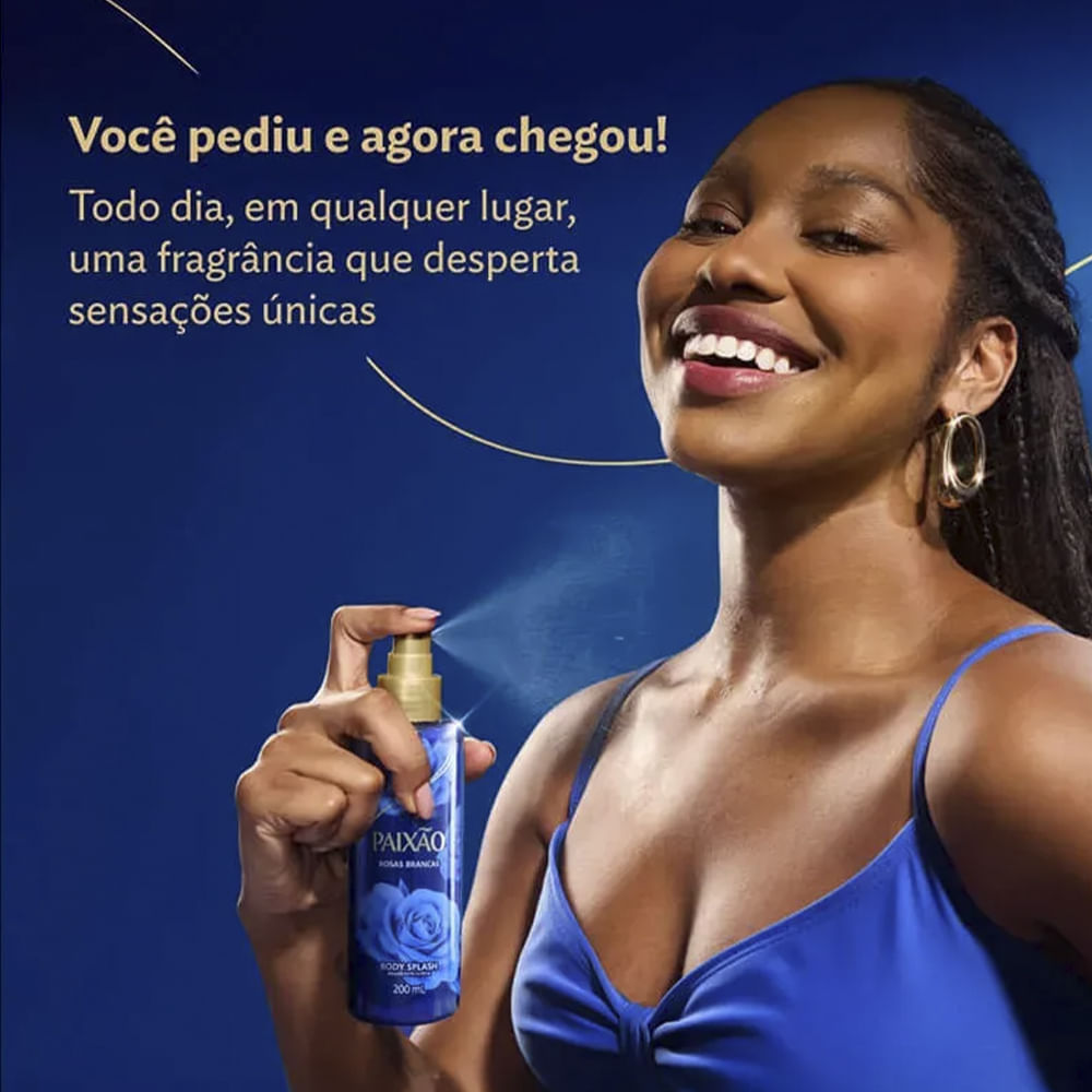 Kit Body Splash Paixão Rosas Brancas + Ameixa Rubi 200ml · foto 2