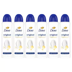 Kit Desodorante Dove Original Aerosol 150ml/89g - 6 Unidades