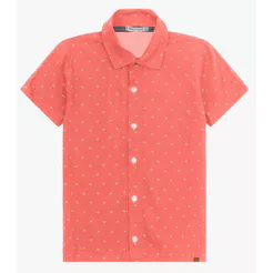 Camisa Infantil Menino Trick Nick Rosa