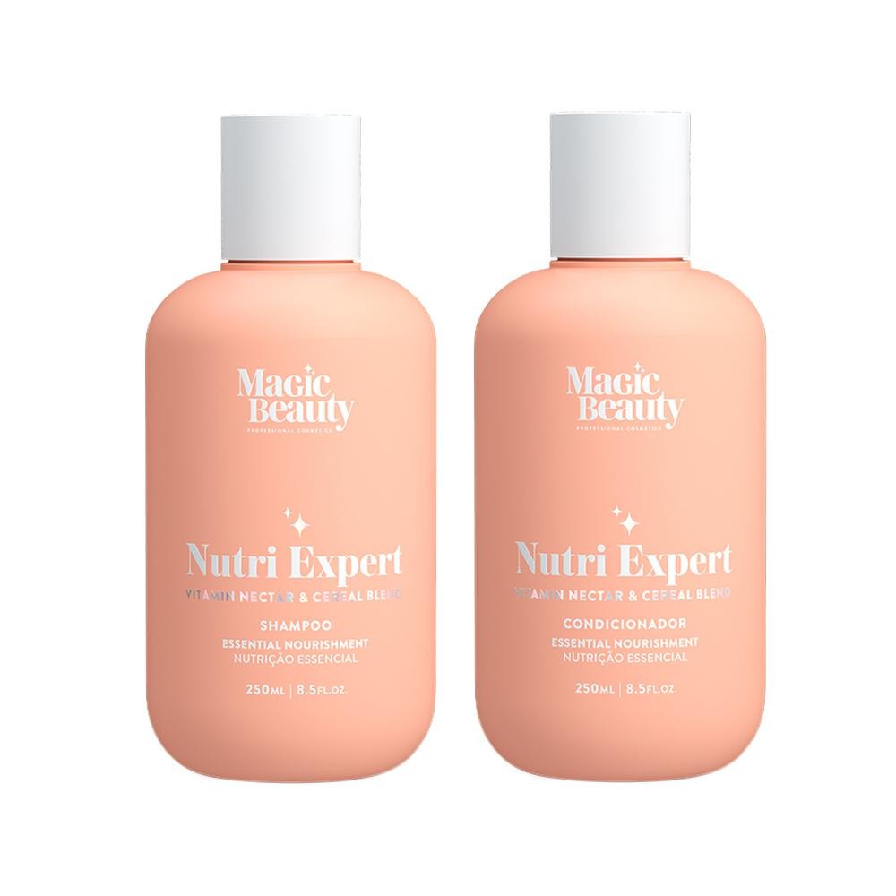 Kit Magic Beauty Nutri Expert Vitamin Nectar - Shampoo 250ml + Condicionador 250ml