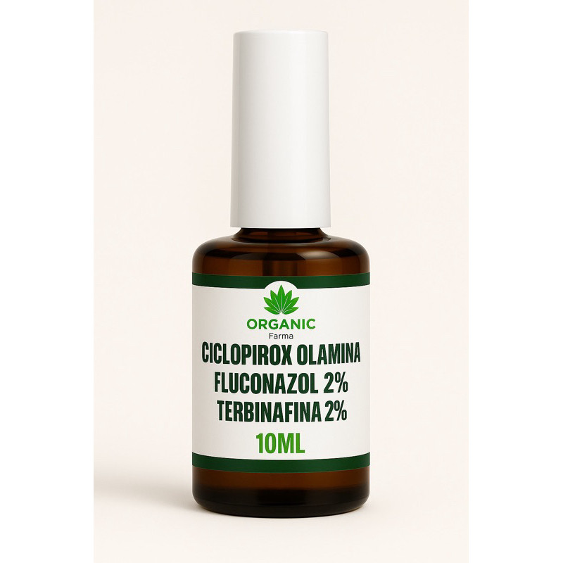Esmalte de Unha Incolor - Ciclopirox 2% TERBINAFINA 2% FLUCONAZOL 2% - 10ml em Oferta na Shopee