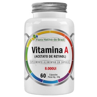 Vitamina A 60 cápsulas - Flora Nativa em Oferta na Shopee