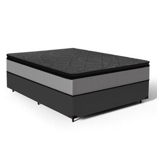 Cama Box com Colchão de Molas Ensacadas Pillow Top UmaFlex Vitta Casal 138cm em Oferta na Shopee