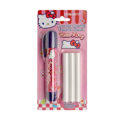 Caneta borracha Hello Kitty com 3 refis Leonora