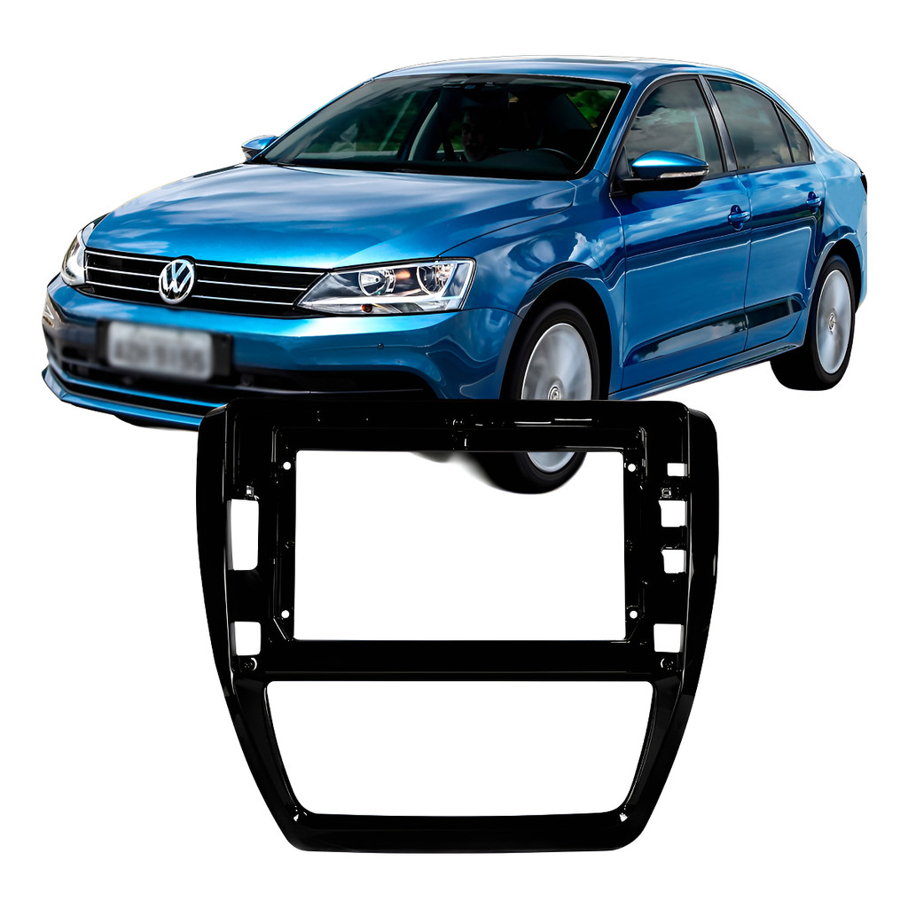 Moldura Multimidia 10.1 Polegadas 2din Vw Jetta 2011 A 2017