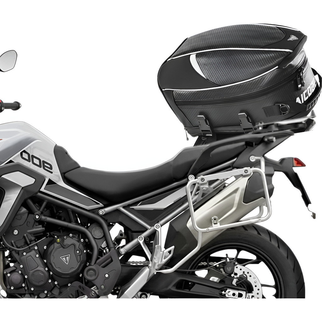 Alforge Bau Bagageiro Moto Alforge Traseiro Porta Capacete em Oferta na Shopee