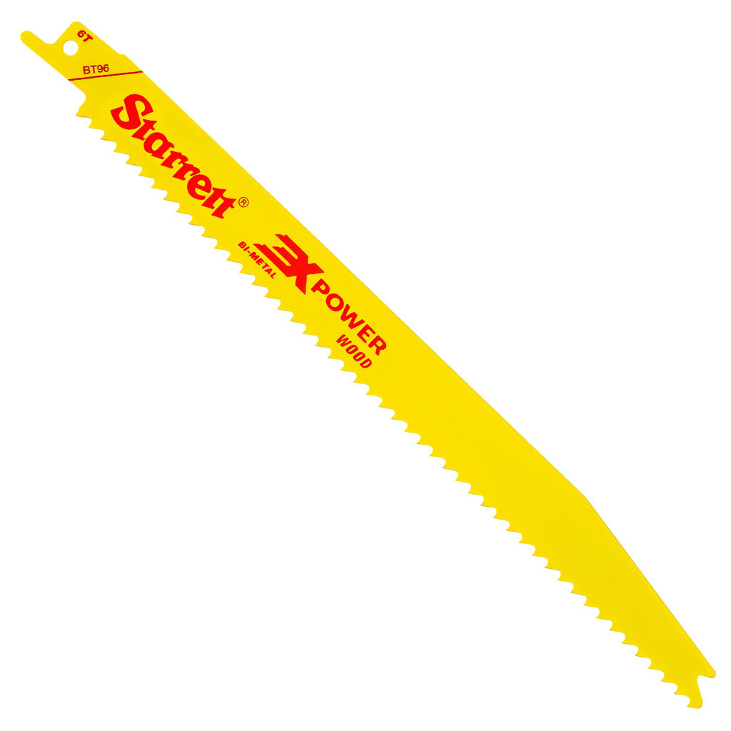 Lâmina Serra Sabre 9" Starrett para Madeira 230mm 6 Dentes Bi-Metal BT96 em Oferta na Shopee
