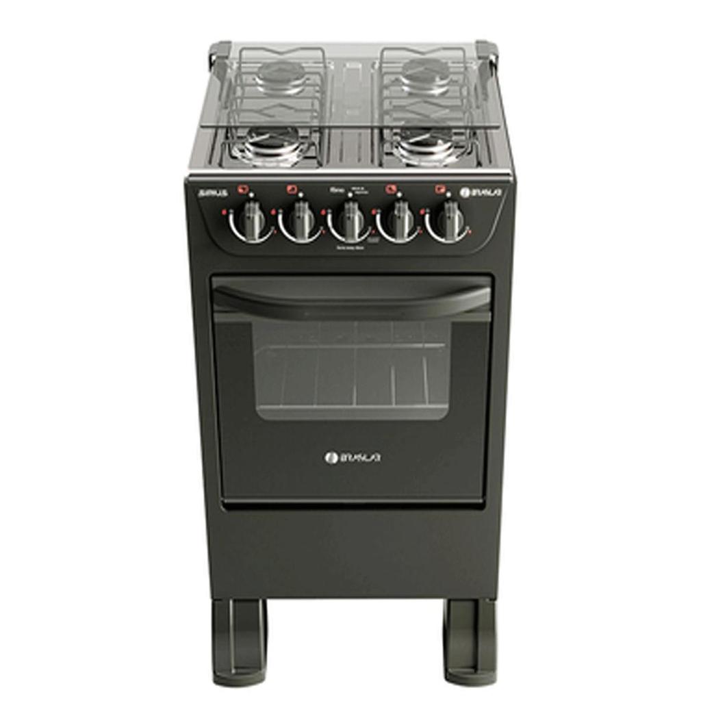 Fogão 4 Bocas New  Sirius Black Braslar