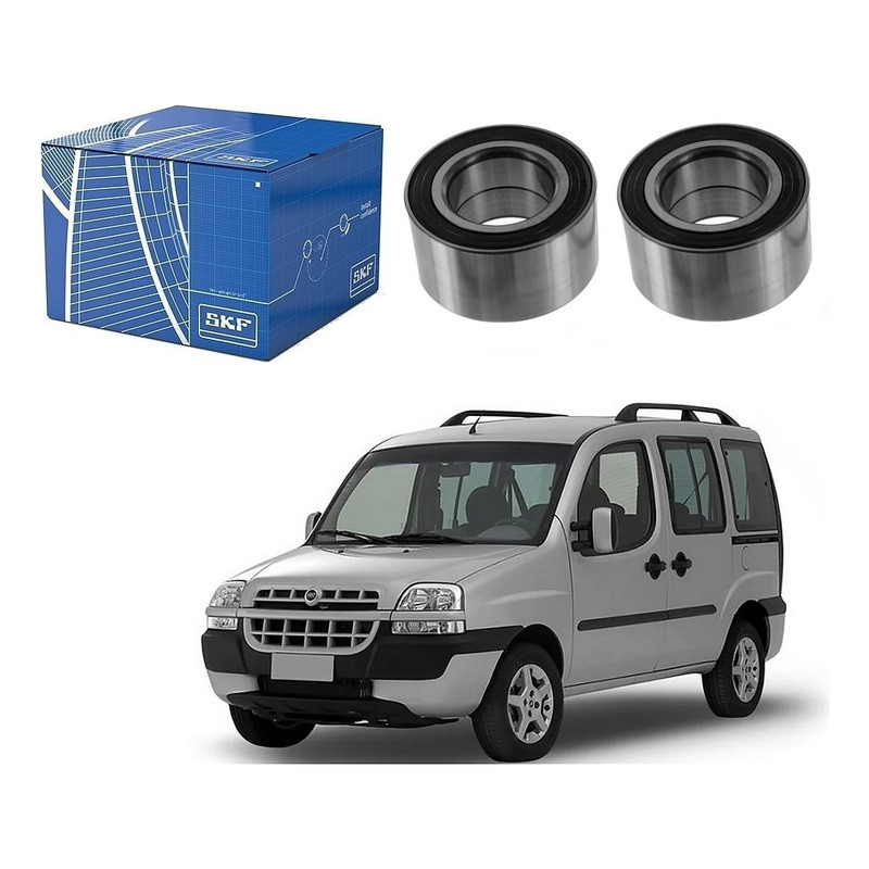 Par Rolamento Roda Dianteiro Skf Doblo 1.3 2002 A 2006