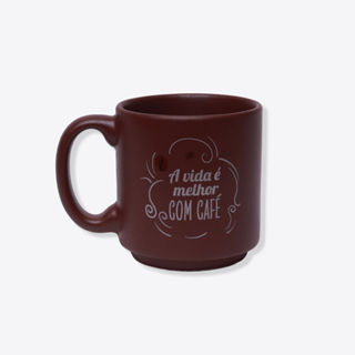 Caneca Mini Tina A Vida é Melhor com Café - Zonacriativa em Oferta na Shopee