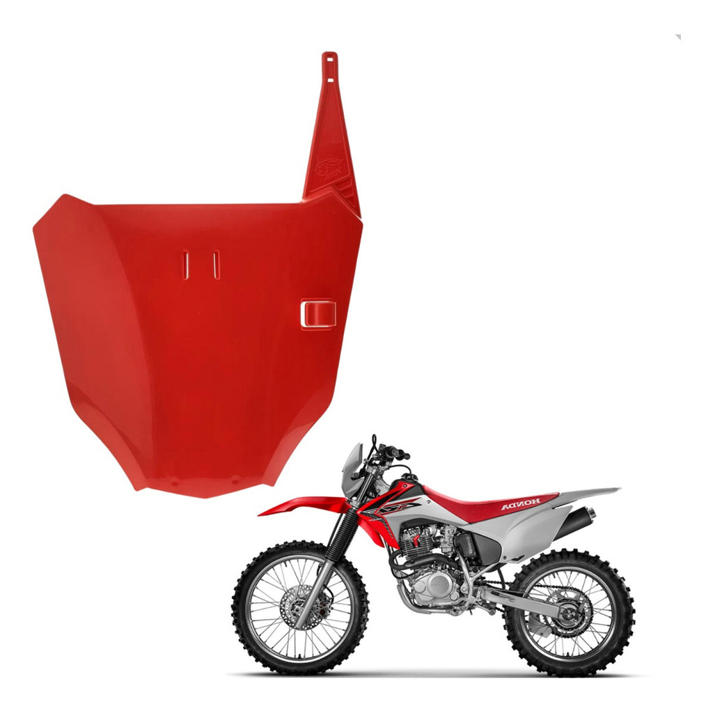 Number Plate Trilha Motocross Amx Crf 230/250f F21 Reforçado