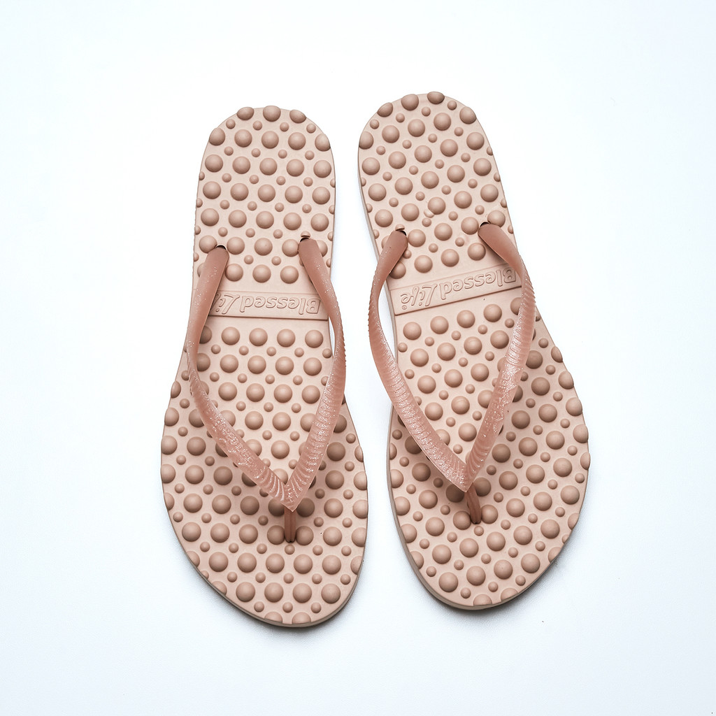 Sandalia Ortopedica Massageadora Relax Marshmallow Conforto Esporao Fascite Plantar Feminina Dores Pés Coluna