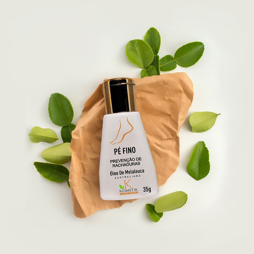 Detalhes do Pomada Kosmetik Pé Fino Óleo De Melaleuca 35g