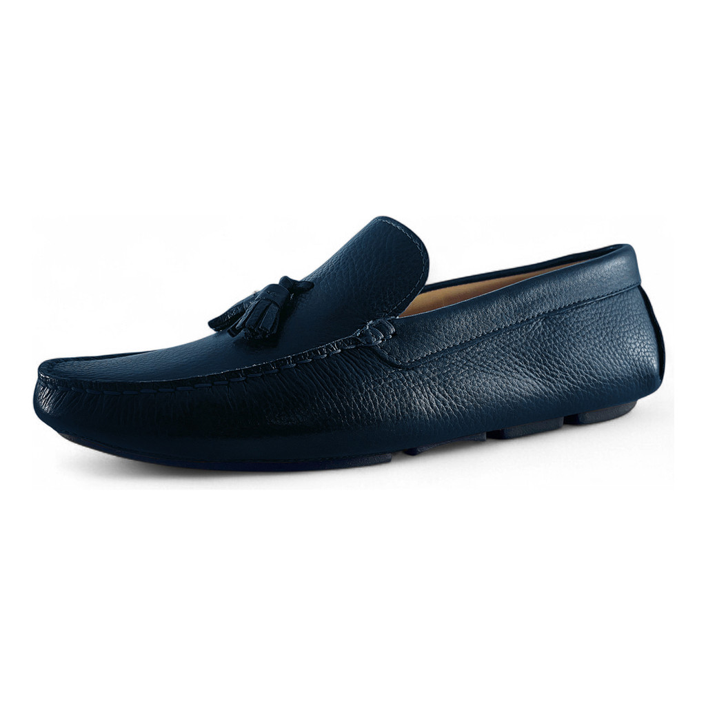 Mocassim Drive Masculino Em Couro Floater Forrado Couro Moda