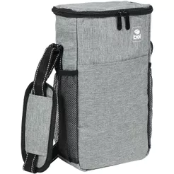 Bolsa Térmica Toscana Para 2 Garrafas de Vinho Cinza Bel