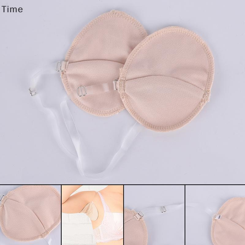 Time Underarm Sweat Shield Pad Lavável Axila Absorvente De Suor Guardas Alça De Ombro Hee