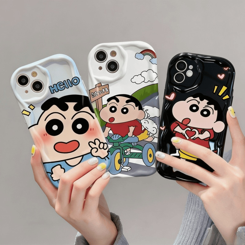 Capa Para Samsung Galaxy S26 Ultra S25 S24 Plus S26FE A17 A06 A07 A16 A56 M16 A36 A55 A15 Crayon Shinchan Anime Dos Dese