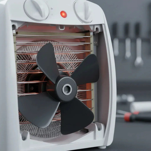 ABAIXO DO PREÇO Aquecedor de Ar Elétrico Kian AQ100 com 1800W Termoventilador com 2 Níveis Portátil · foto 2