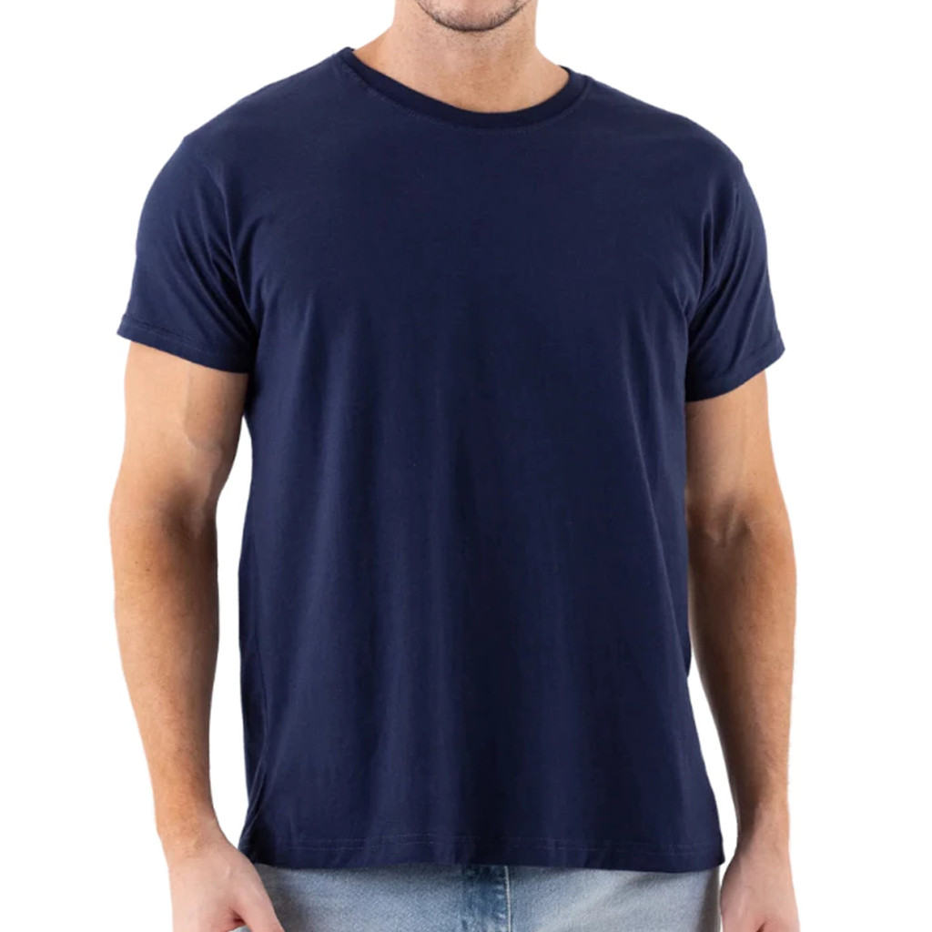 Camisa Basica Casual Camiseta Masculina Branca Lisa 100% Algodão