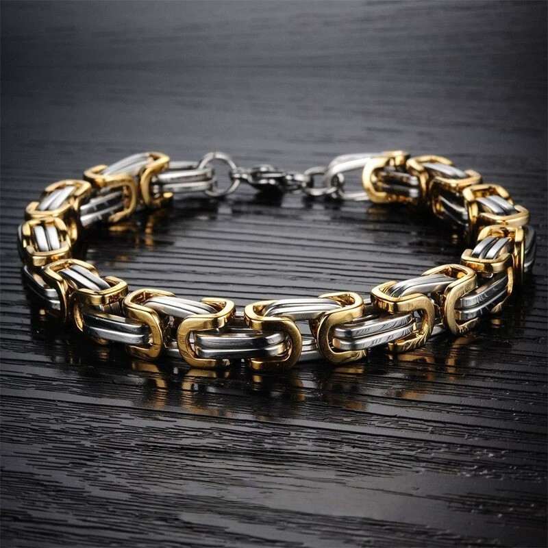 pulseira masculina pulseira masculina estilo titânio aço pulseira ins nicho Design acessórios na moda