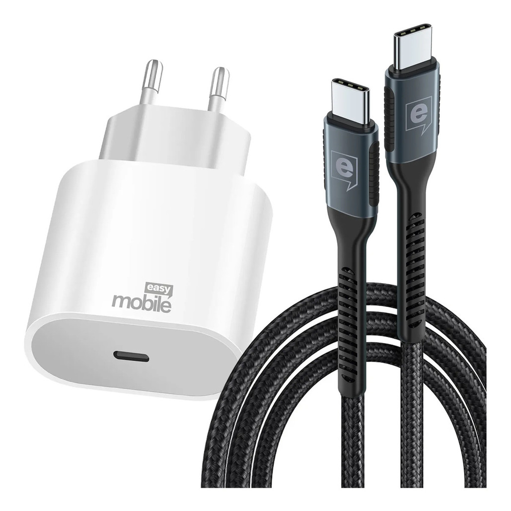 Kit Carregador E Cabo Turbo 40w Tipo-c Para Samsung Motorola