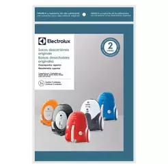 Kit Sacos Aspirador Electrolux SBENE 3 Peças Biodeg.