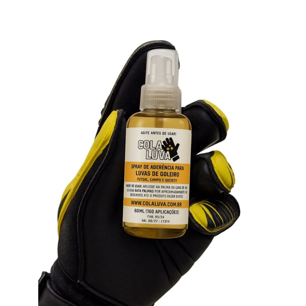 Spray Aderência Para Luvas De Goleiro Cola Luva