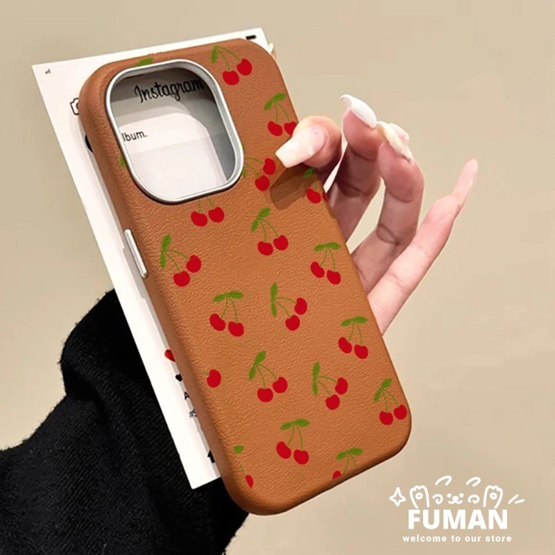 Capa De Telefone Cereja De Luxo Para Samsung Galaxy A17 A16 M16 F16 A15 M15 F15 A14 F14 A13 M13 A12 M12 F12 A11 A10S M10