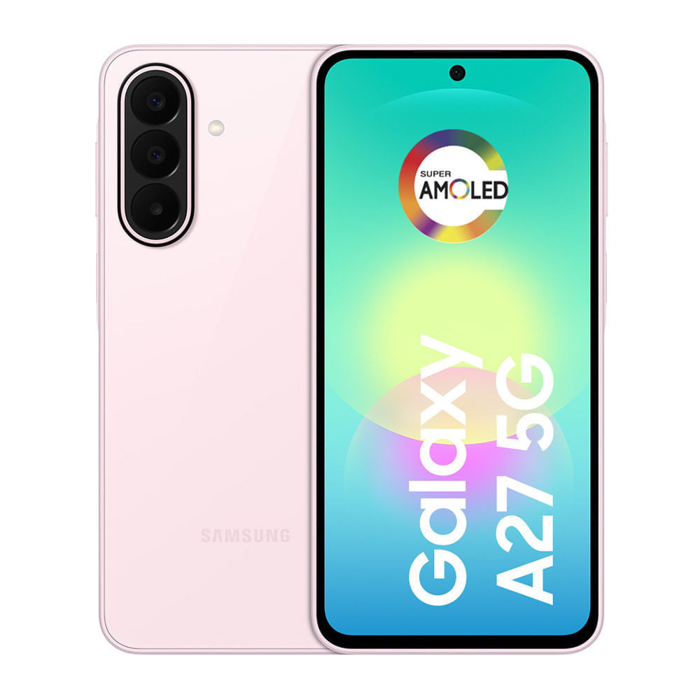 Celular Galaxy A27 5G 128GB, câmera tripla de 50MP, processador Snapdragon 6 Gen 3, feito para durar