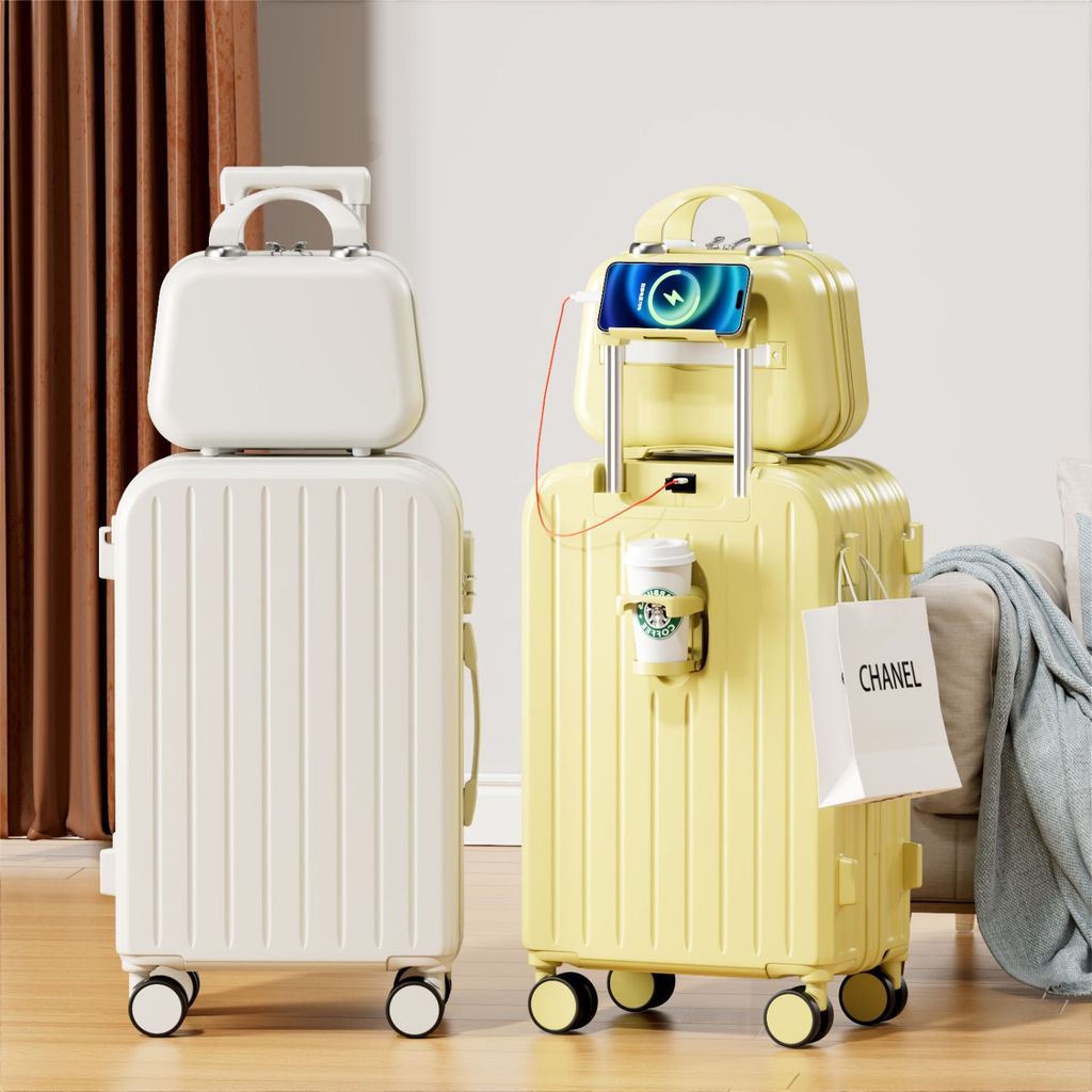 Bagagem novo estilo trole caso senha Universal roda estudante grande capacidade forte durável bagagem de viagem