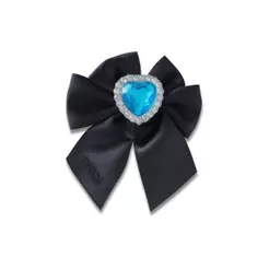Jibbitz™ Mega Laço Preto Com Gemas Único