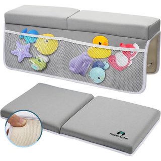 Joelheiras e cotoveleiras de espuma de memória, usadas para banho, joelheiras para bebês, conjunto de banho, alm