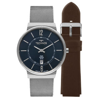 Relógio Technos Masculino Slim Prata - GM17AD/T1A