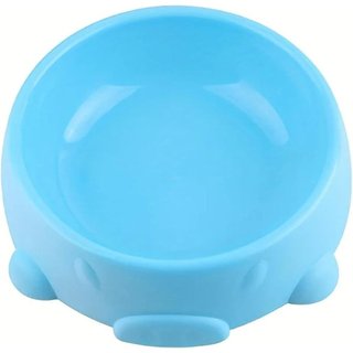 Tigela para Animais de Estimação com Base Antiderrapante, Cor Doce, Plástico, Alimentação Lenta para Filhotes, Gatos e C