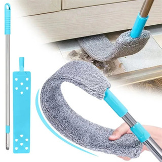kit 3ps Espanador de Pó Mop Limpa Poeira Flexível Retrátil de Aço Plástico Poliéster Limpa Lugar Estreito