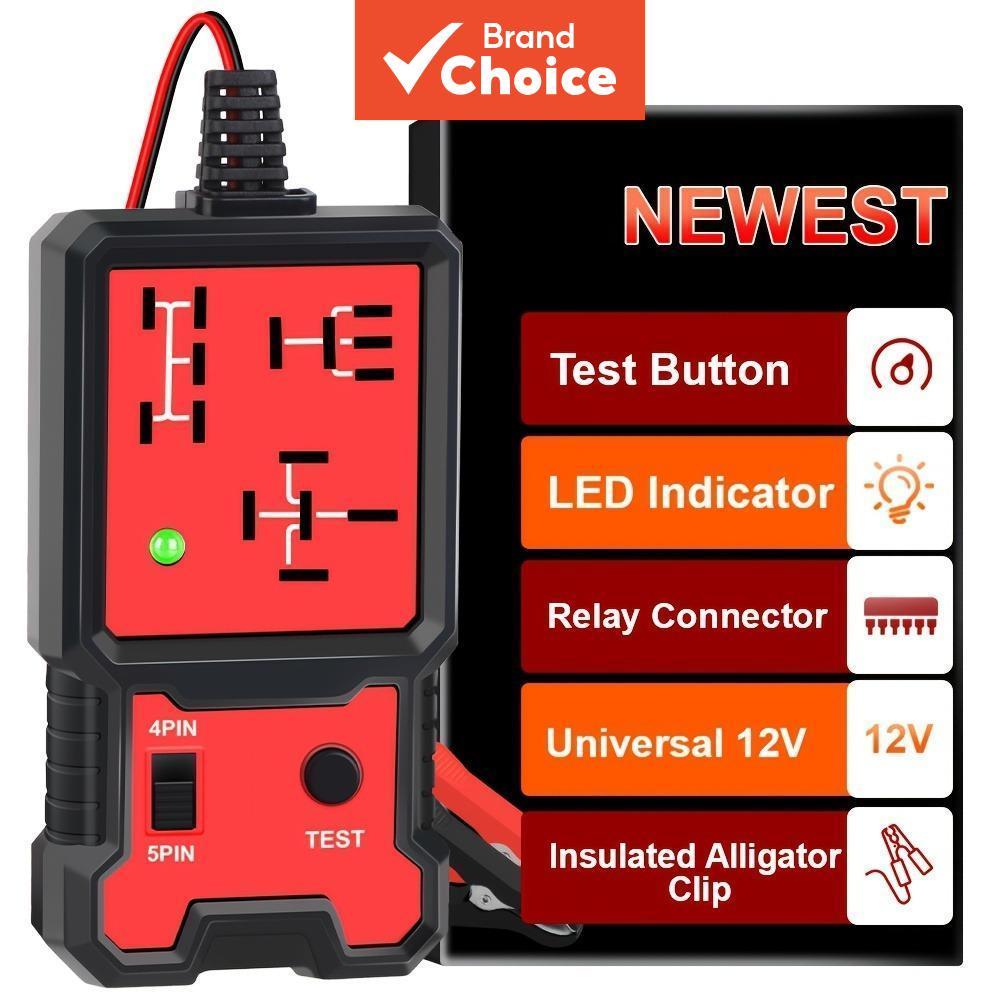 Testador Universal De Bateria De Carro 12V Com Indicador LED E De Relé Eletrônico Automotivo , Design Sem