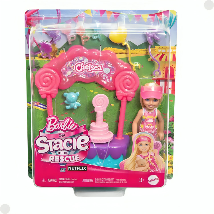 Boneca Barbie Chelsea Estação de Doces Mattel Original com Acessórios Brinquedo Infantil para Meninas