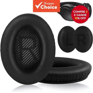 Almofadas de reposição de espuma de memória para fones de ouvido Bose QuietComfort QC35…