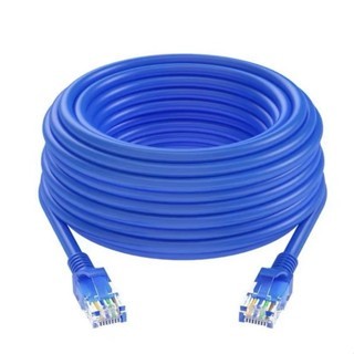 Cabo de Rede LAN Ethernet RJ45 CAT5e 50 Metros Cat5 e Montado 8P8C Homologado Pronto