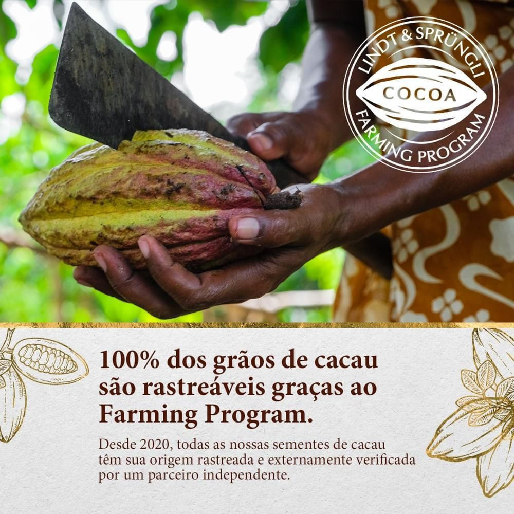 Caixa de Presente Lindt Lindor Chocolate ao Leite 112g com 9 unidades