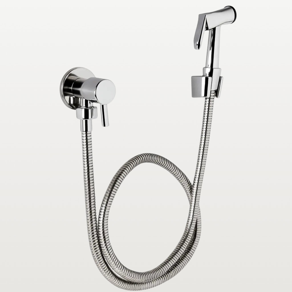 Ducha Higiênica Completa Metal 1/4 Volta Alta Pressão Luxo