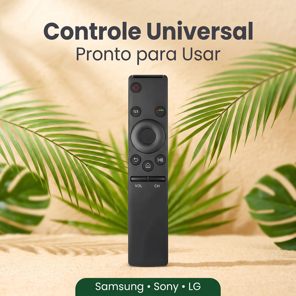 Controle Remoto Universal Youtube Smart Tv Led 4k