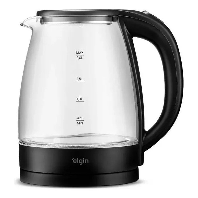 Chaleira Elétrica Visio Glass Elgin 1.500w 2l