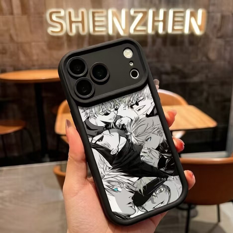 Capinha Samsung A07 A06 A05S A05 A04 A03S A02S A03 A04E A03 CORE M02S Capa anti-queda Jujutsu Kaisen Gojo Satoru